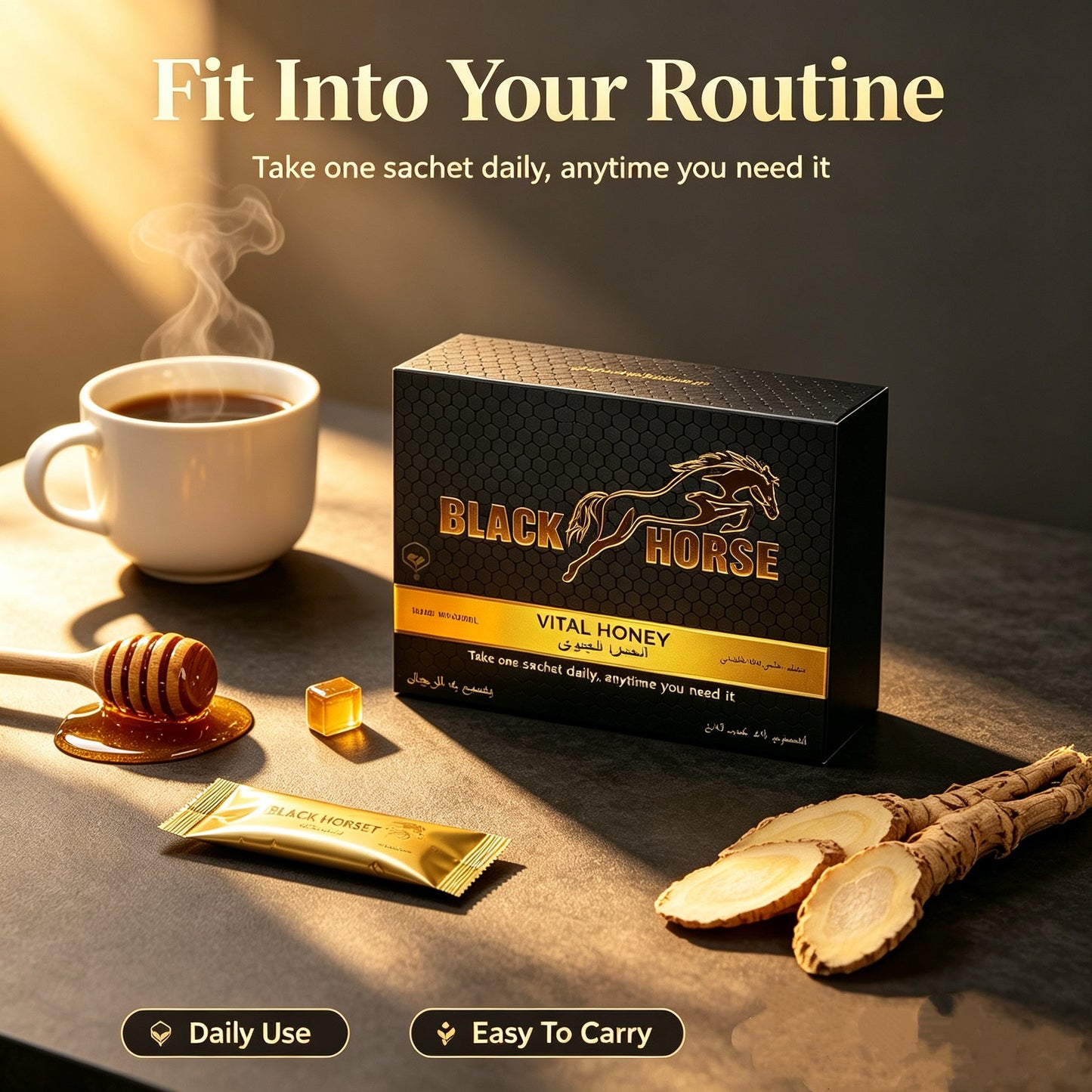 Black Horse Vital Honey Box Zoe